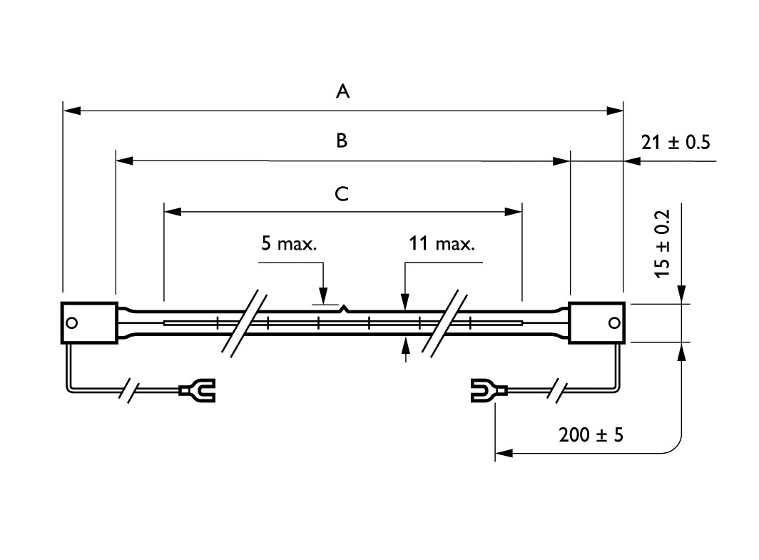 Z Halogen sugarzo SK15 rajz